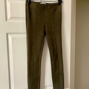 Anthropologie Olive Skinny Pants stretchy waist